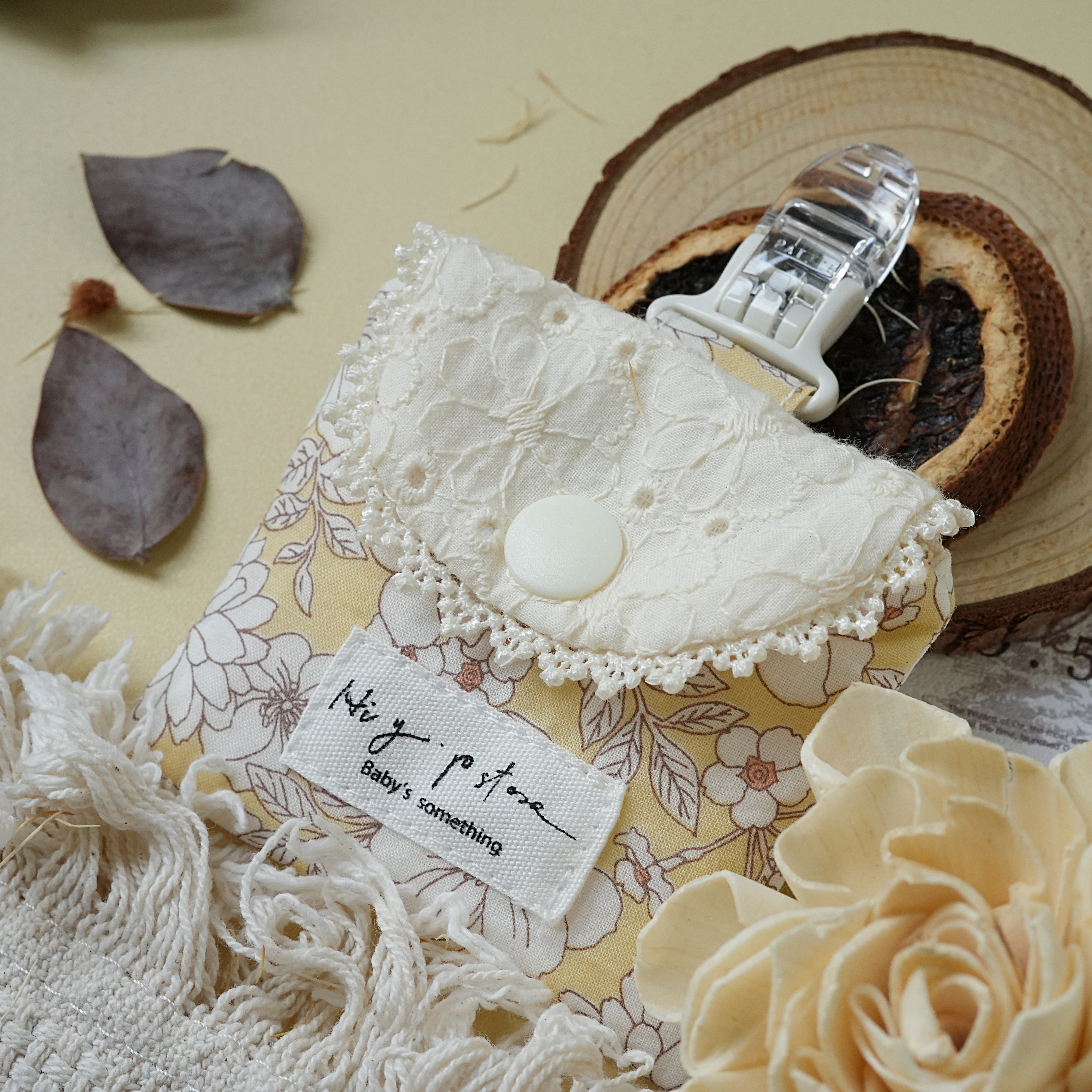 Hi Y.P store-平安符袋-蕾絲牡丹