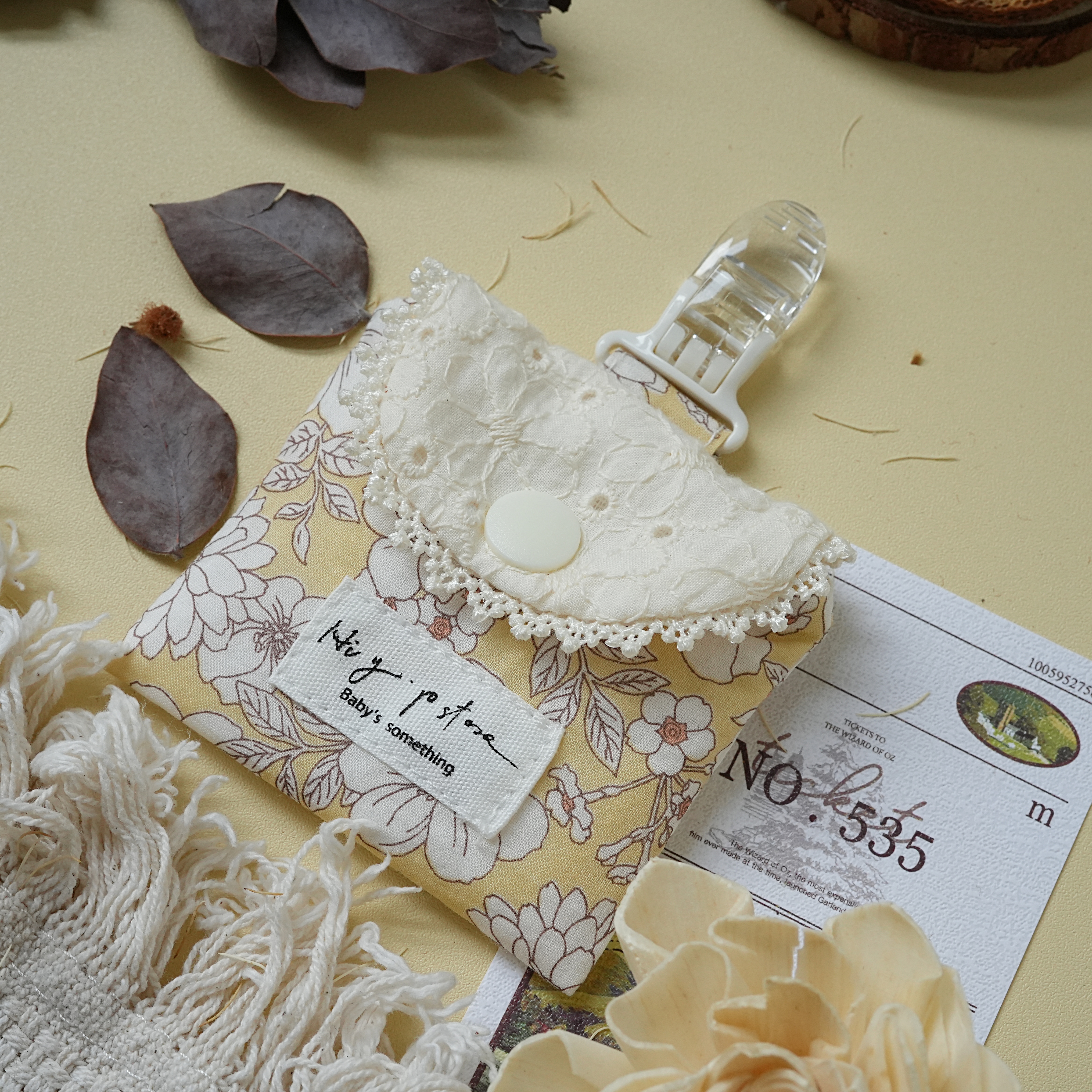 Hi Y.P store-平安符袋-蕾絲牡丹