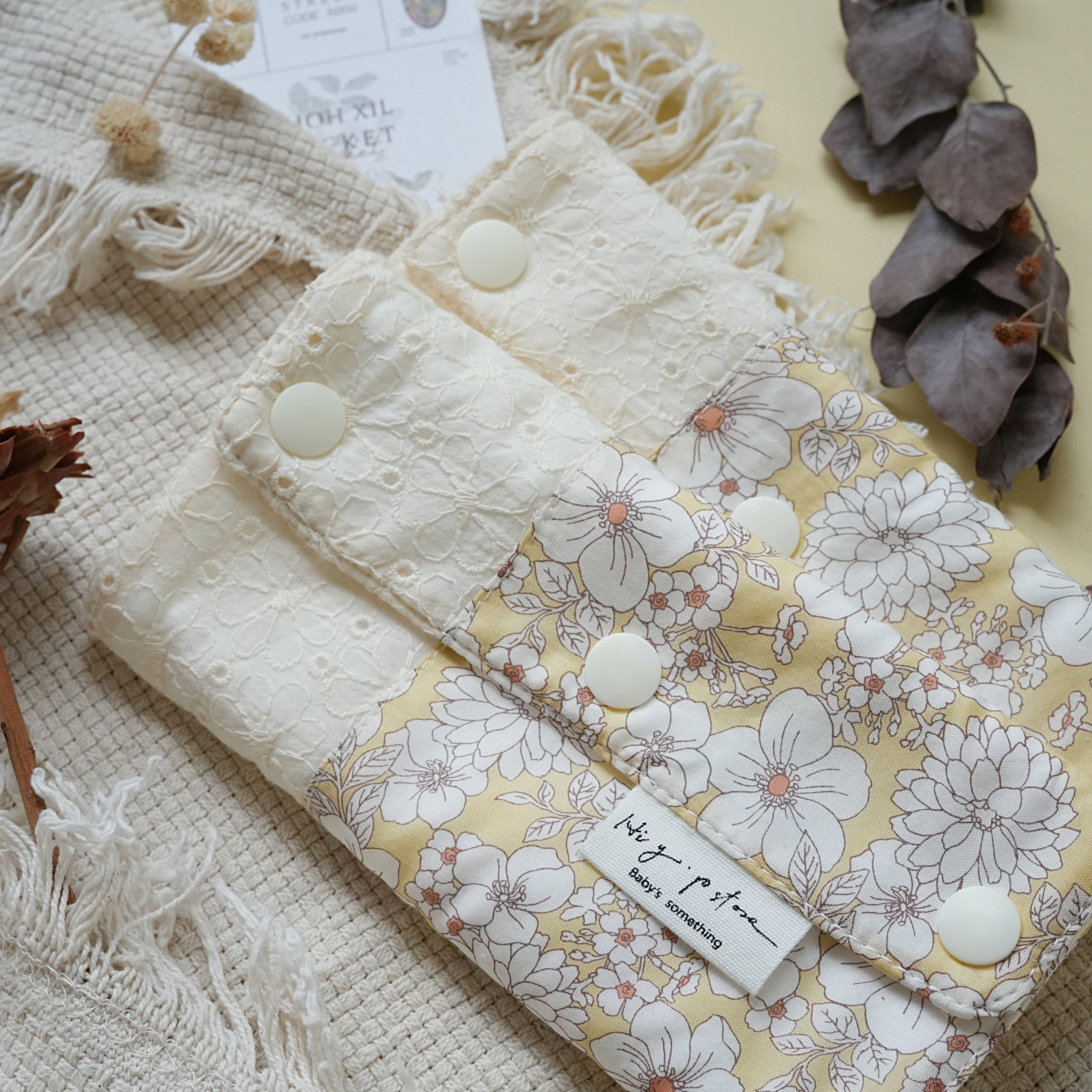 Hi Y.P store-揹巾口水套-蕾絲牡丹