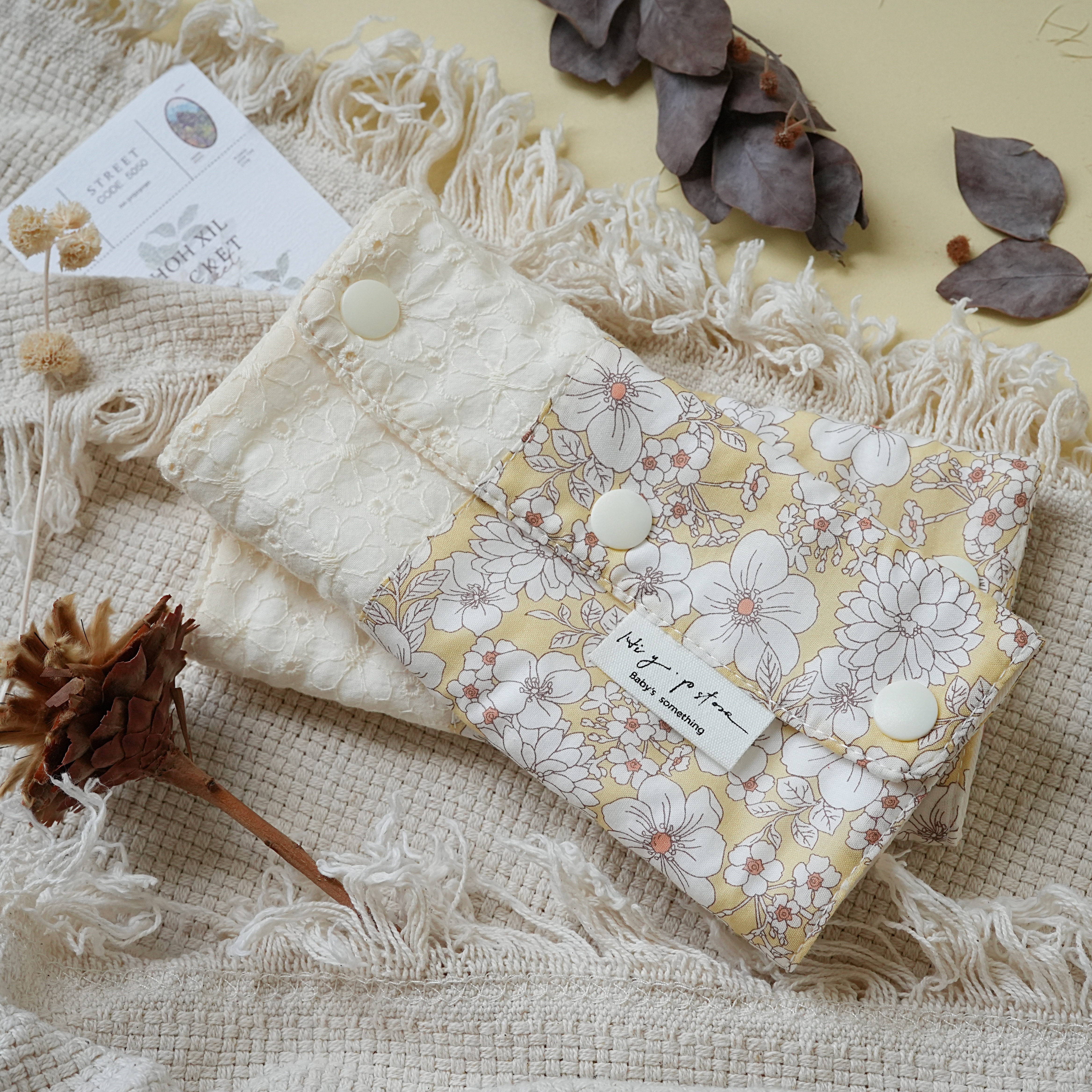 Hi Y.P store-揹巾口水套-蕾絲牡丹