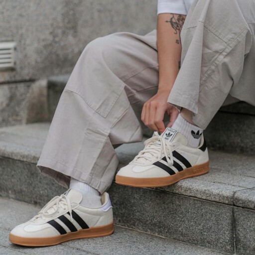 【Luxury】ADIDAS ORIGINALS GAZELLE 經典款 黑白 焦糖底 IG3677 德訓鞋 撕撕樂