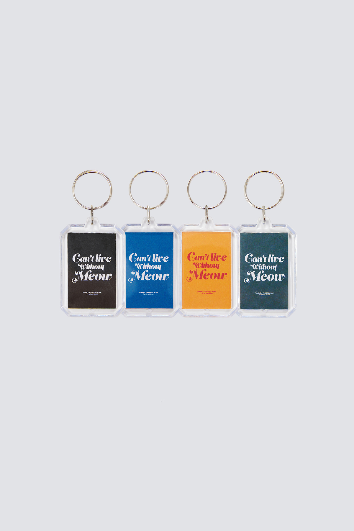 FxF Cat Lover Key Chain｜Four Version｜Crossover Series