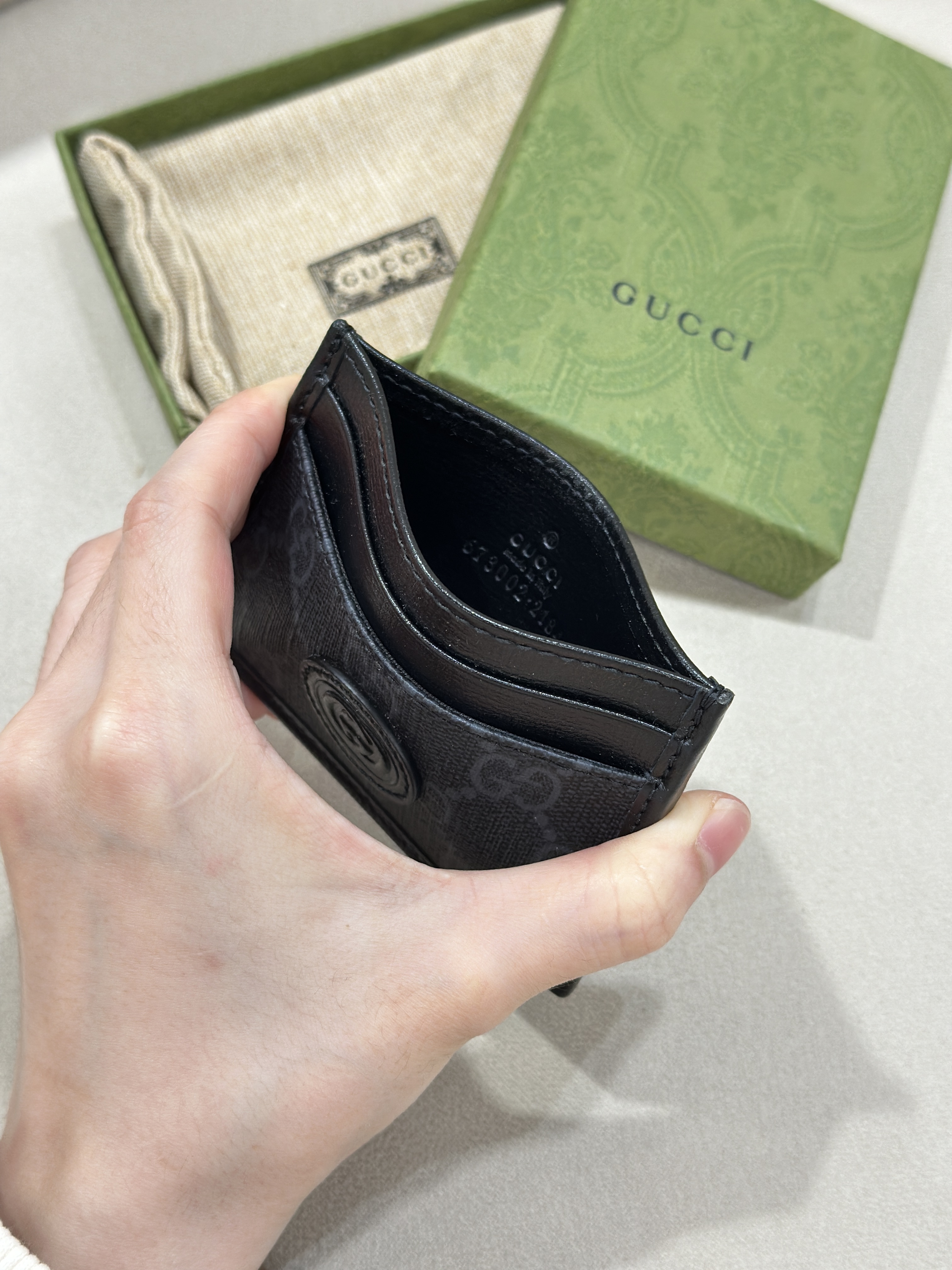 GUCCI Card Case with Interlocking G