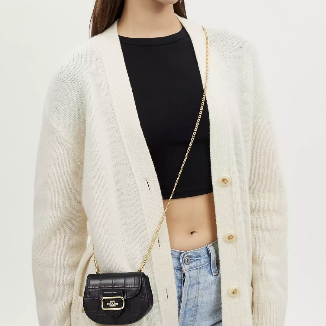 ［美國現貨］Coach Morgan Card Case with Chain