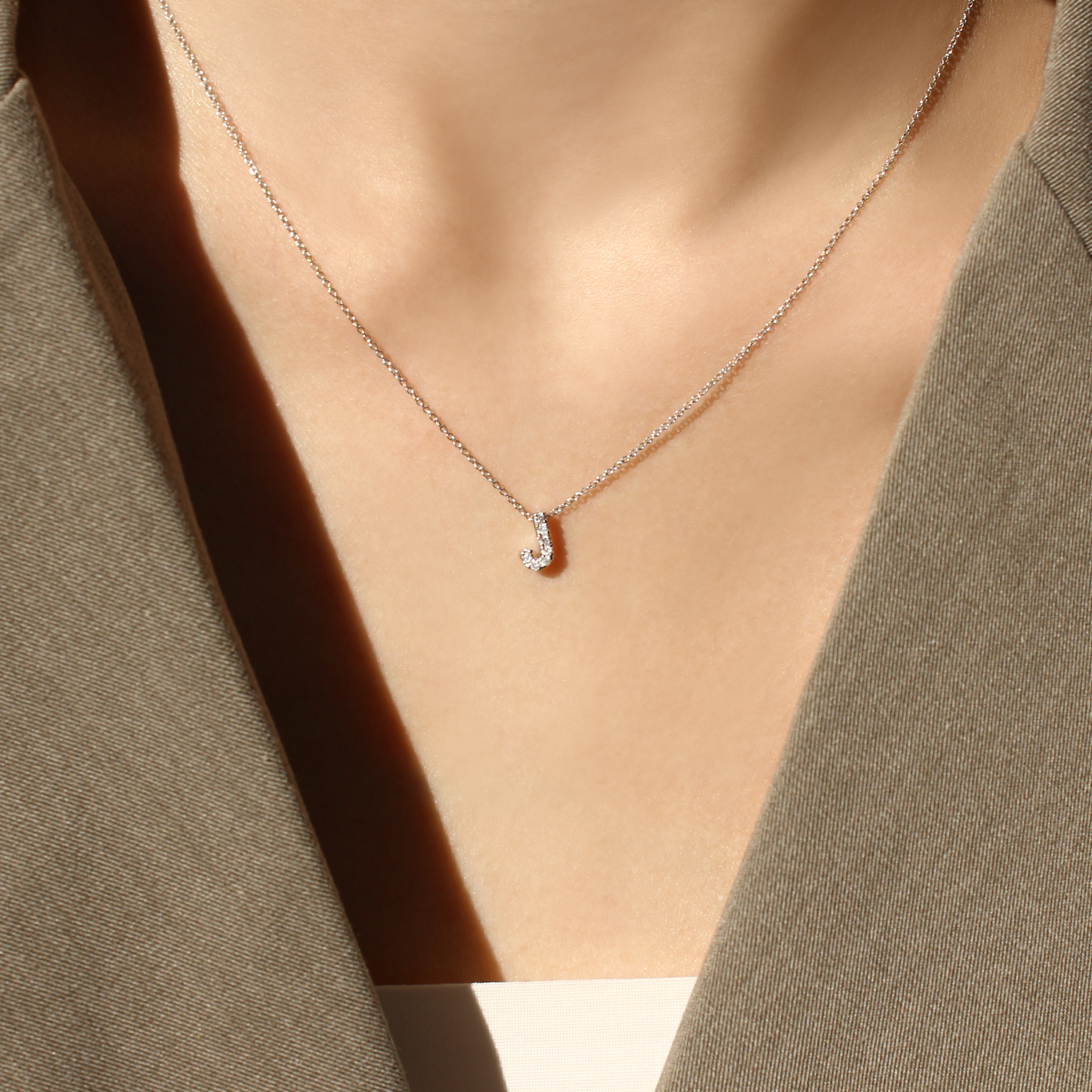 J - Alphabet Necklace