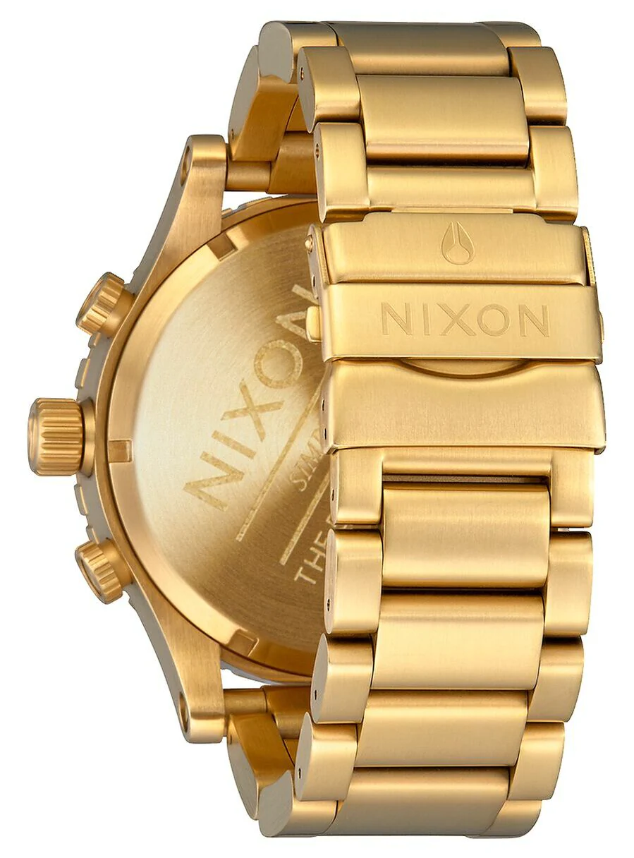萬年鐘錶 - NIXON 尼克森 THE 51-30 全金綠面大錶徑男錶  CHRONO 計時碼表系列 300M防水  A083-3416 錶徑51MM