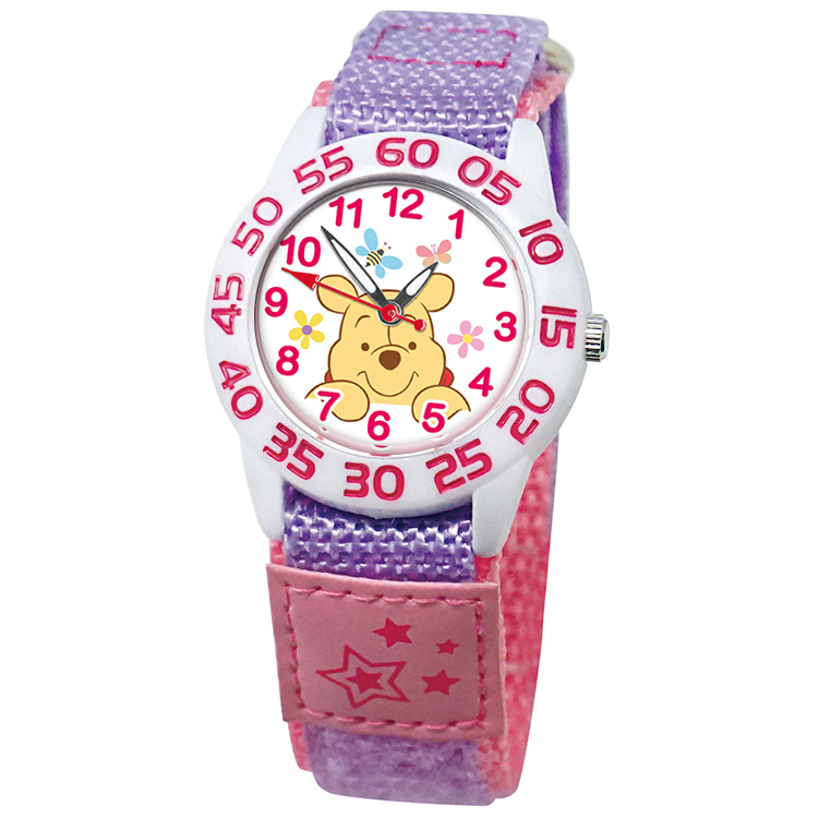 【迪士尼】俏皮小熊維尼休閒織帶手錶 (12)