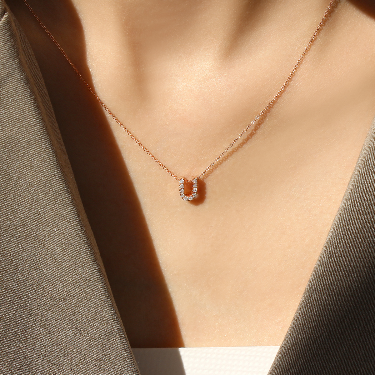 U - Alphabet Necklace