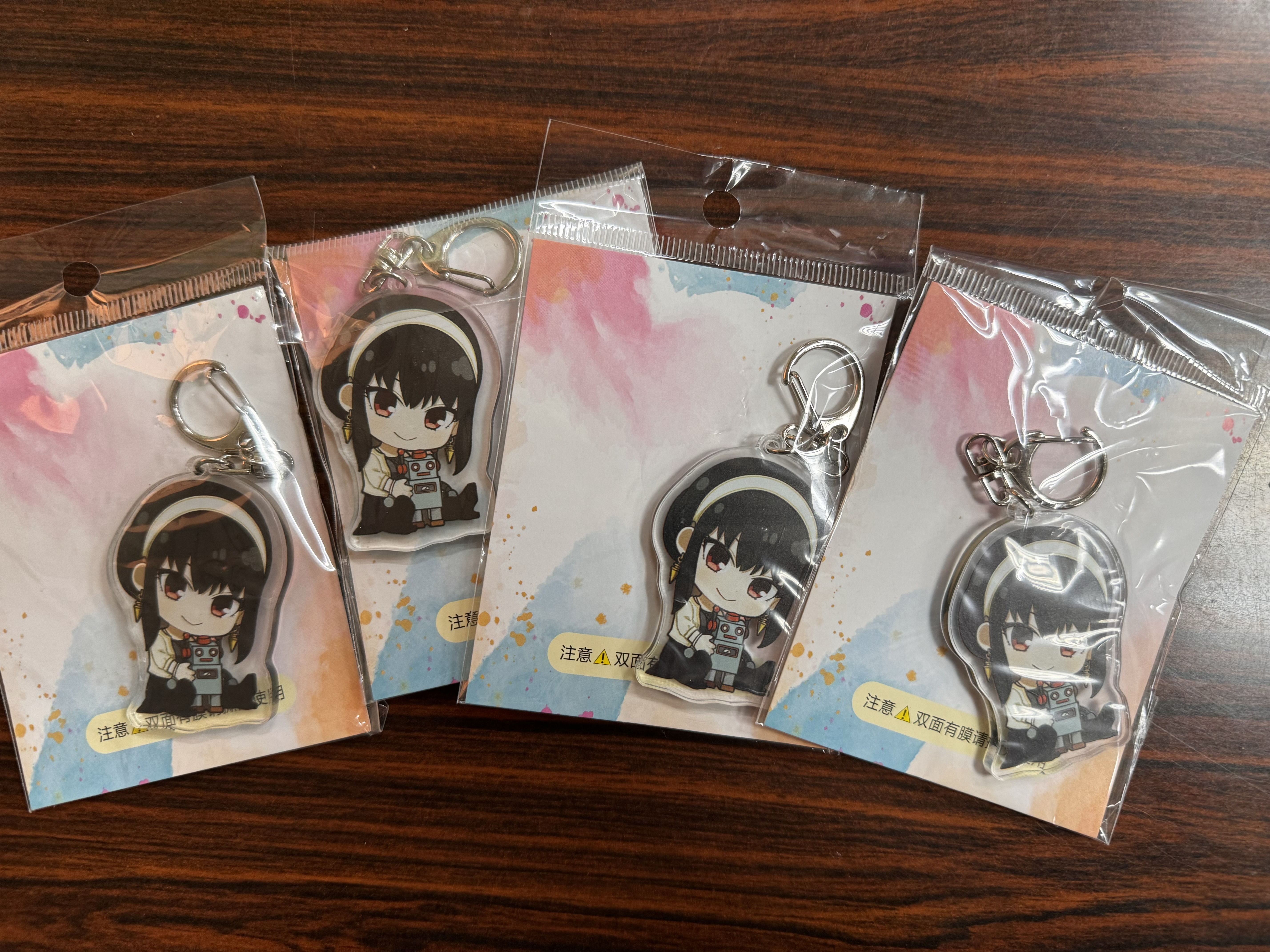 台中院｜知名動畫鑰匙圈(4入)