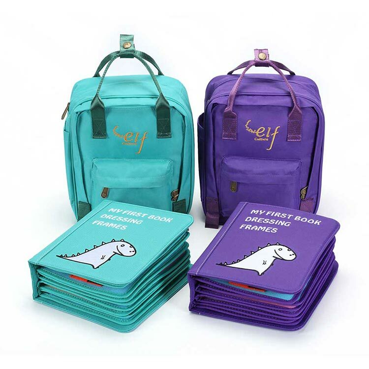 My First Book蒙特梭利寶寶布書-第二冊-蒙式衣飾篇(3-6Y)