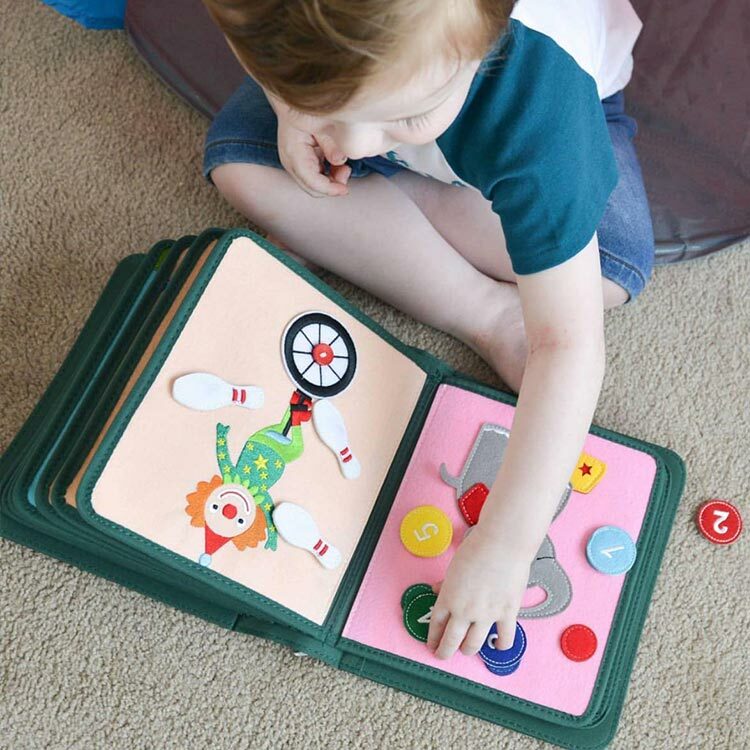 My First Book蒙特梭利寶寶布書-第四冊-馬戲團篇