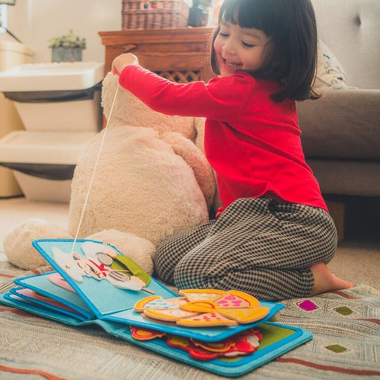 My First Book蒙特梭利寶寶布書-第五冊-美味料理篇(0-3Y)