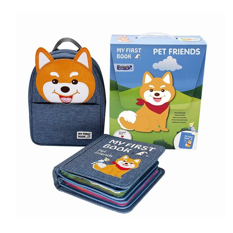 My First Book蒙特梭利寶寶布書-動物冊-柴犬篇(0-3Y)