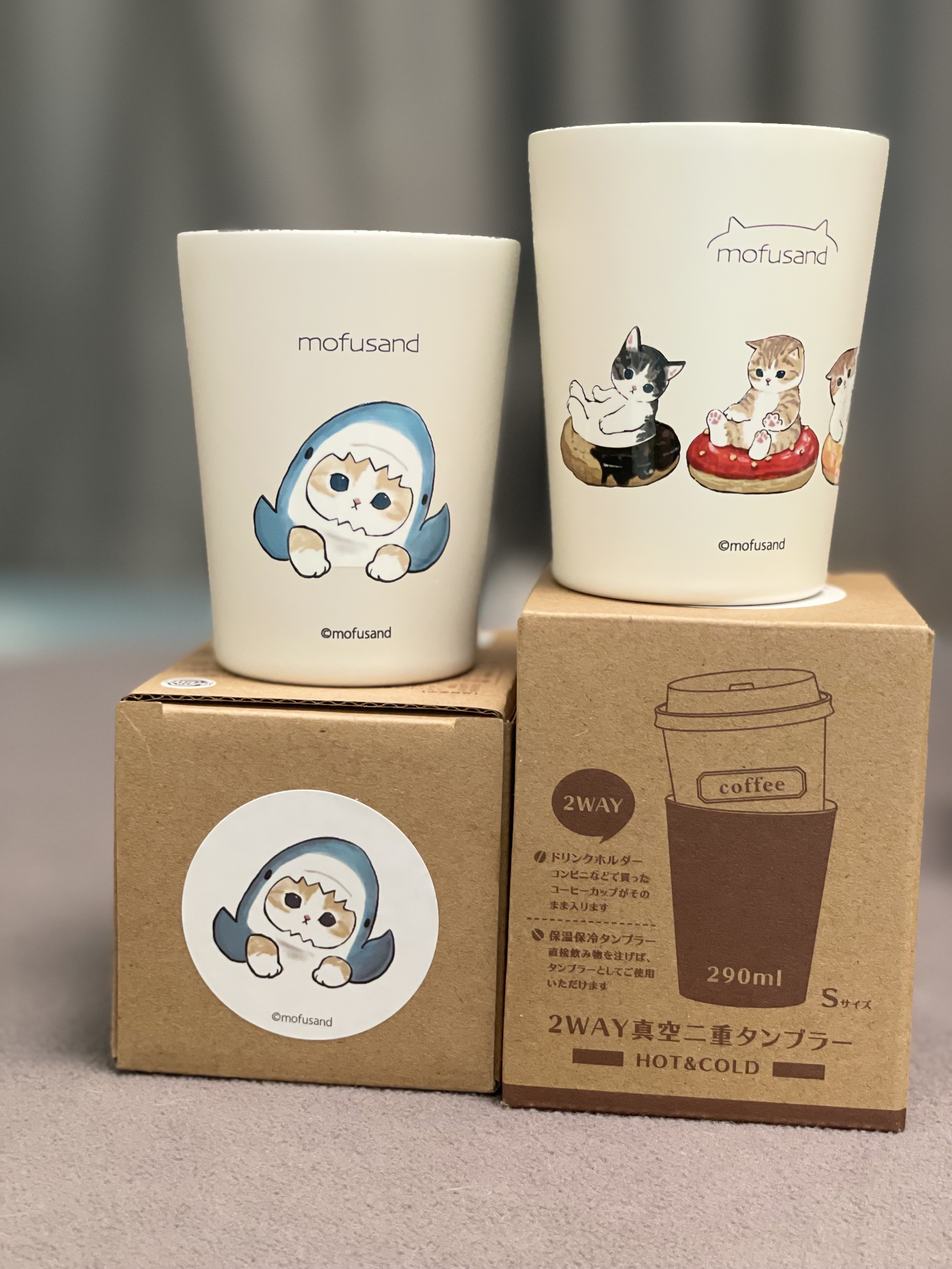日本進口Mofusand 2 Way保溫杯
