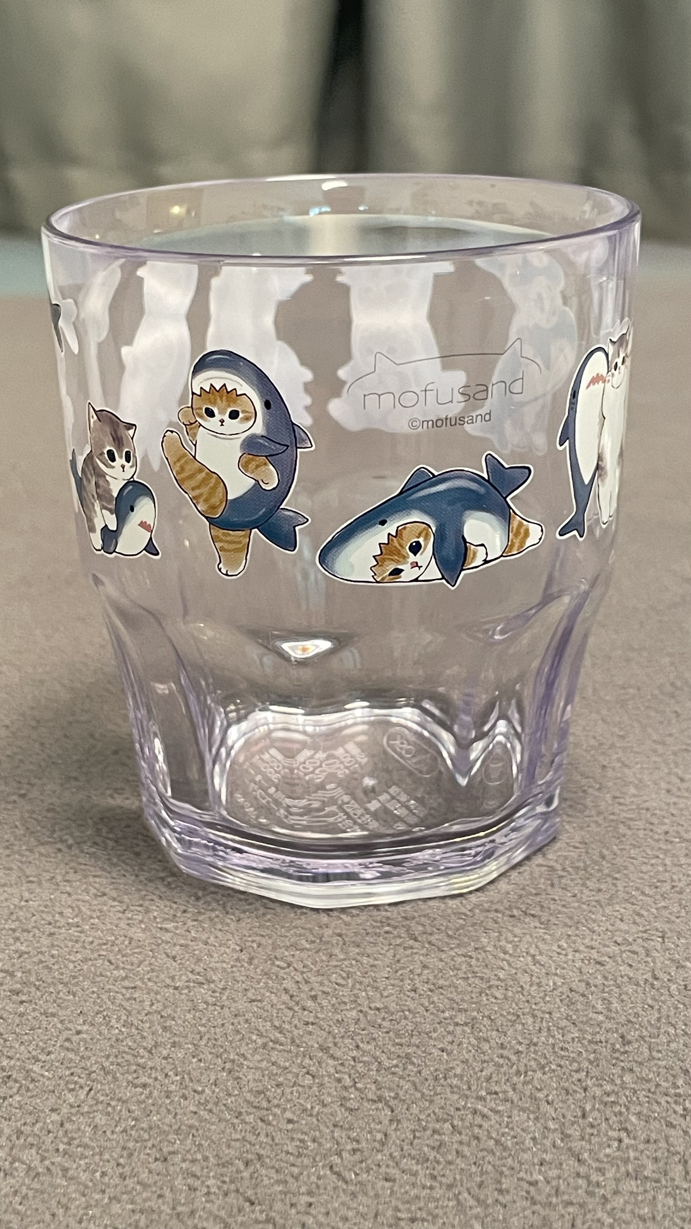 日本進口 Mofusand 海洋生物/鯊魚 塑膠杯（日本製造）
