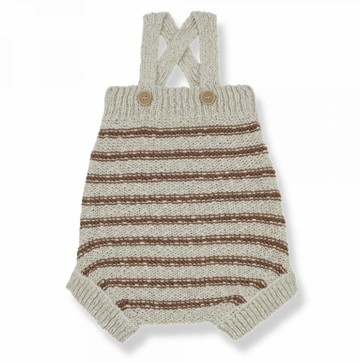 1+ in the family 針織條紋連身褲 MAUD sienna