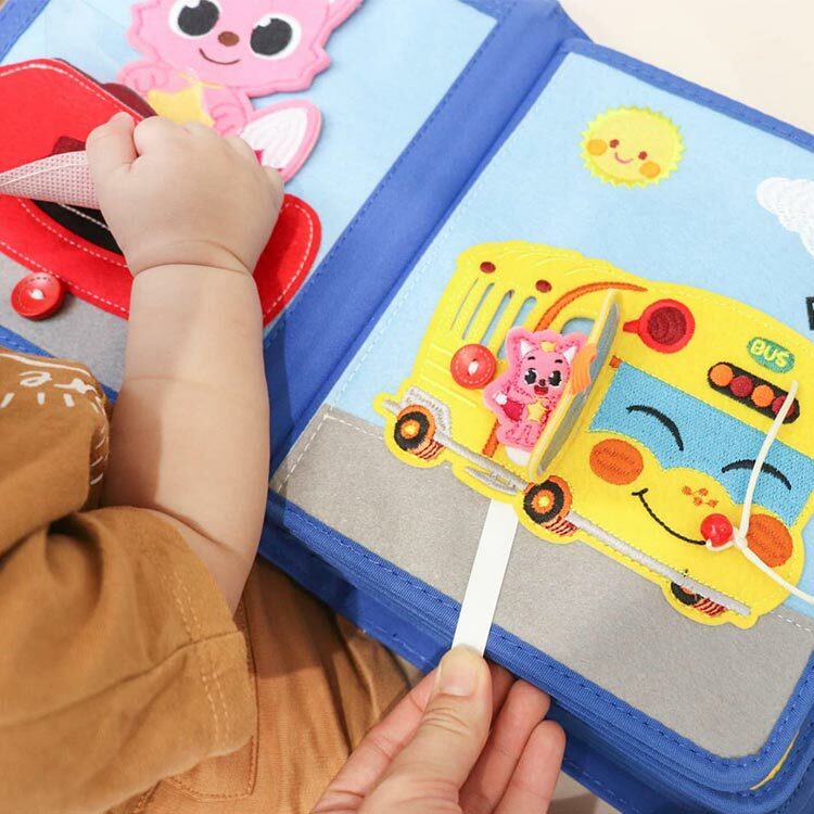 My First Book蒙特梭利寶寶布書-交通城市篇(1Y+)