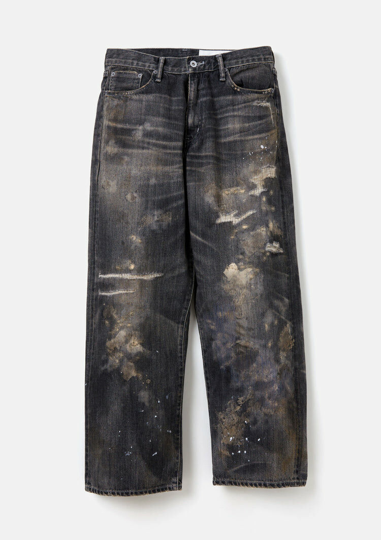 NEIGHBORHOOD SAVAGE DENIM DP WIDE PANTS [241XBNH