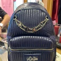 [S] LOVE MOSCHINO JC4142PP1DLB0751 QUILTED BACKPACK,NAVY, 8051042319270 (SLM291)