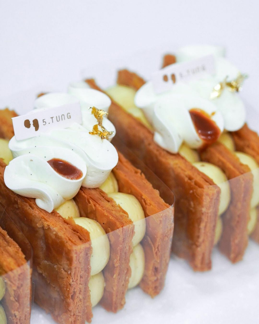 海鹽焦糖蘭姆香草千層酥