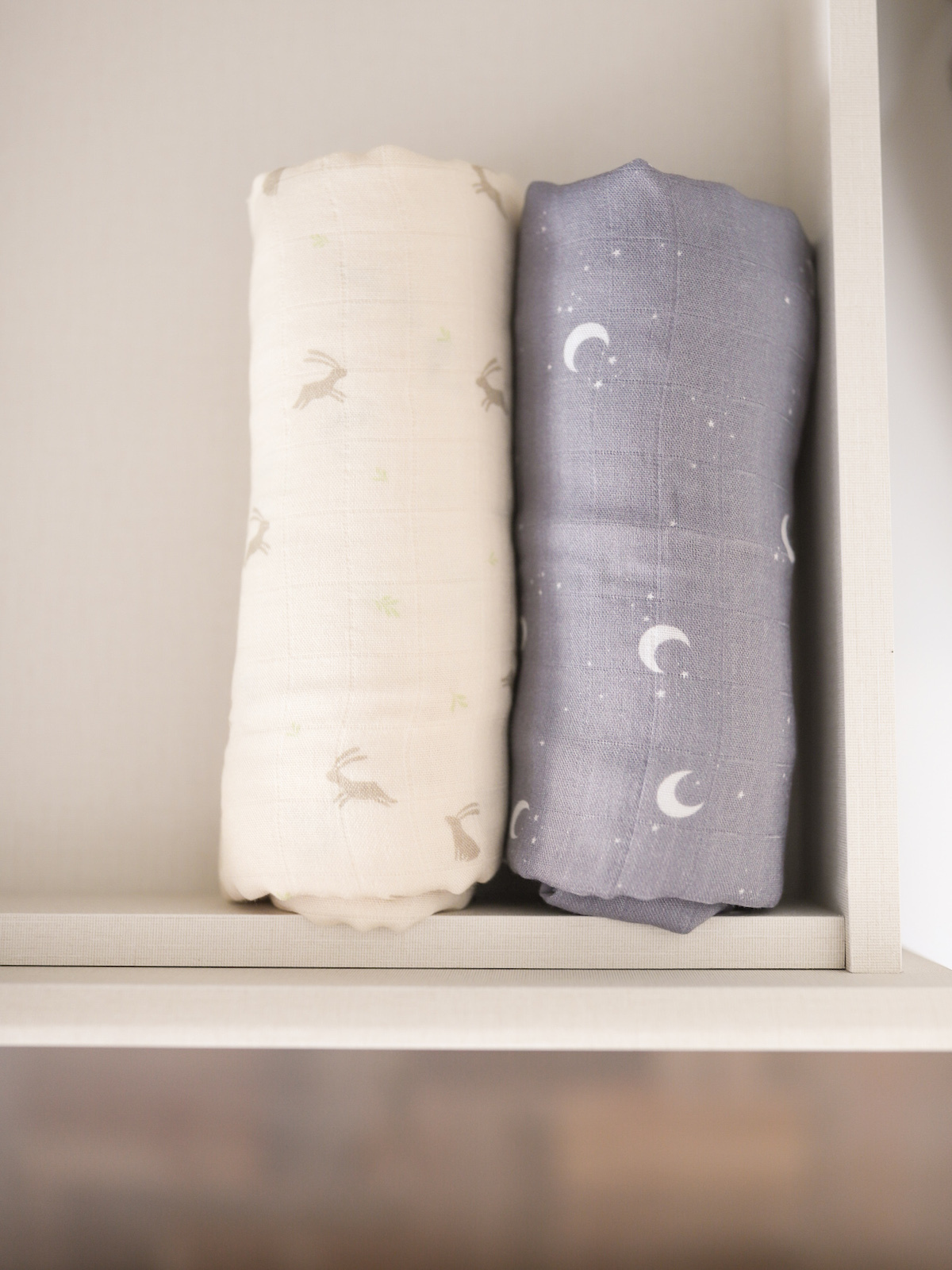 柔軟竹包被 - 月亮