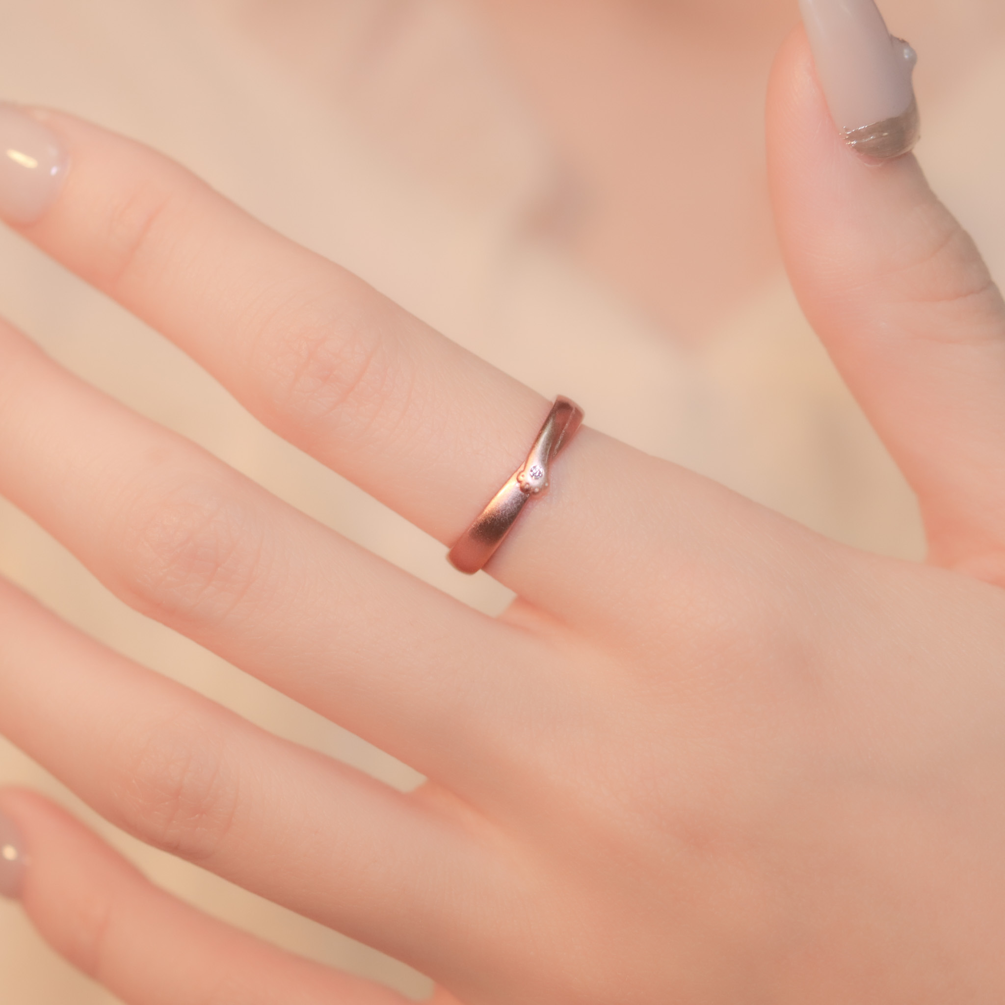 | 925純銀・玫瑰金 | 趣緻貓咪戒指 | RI0631 |