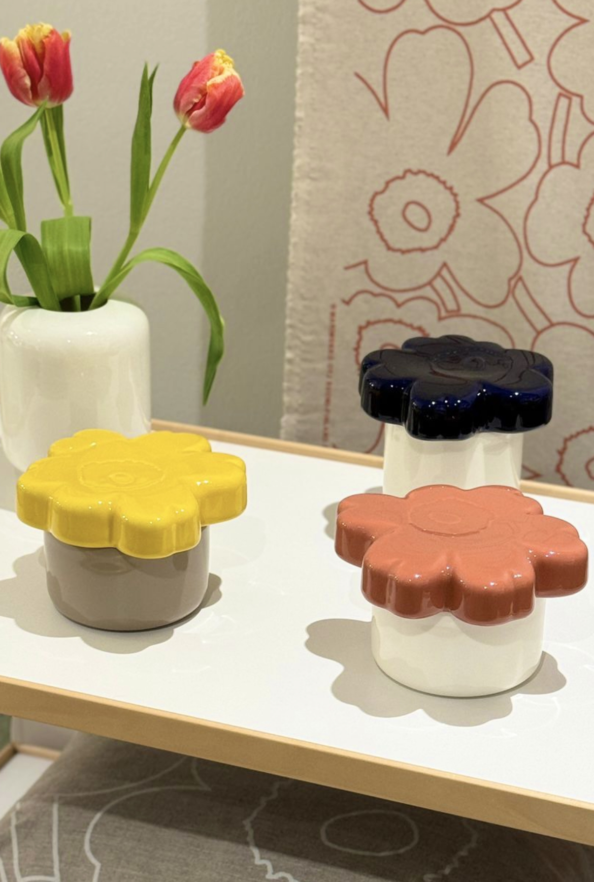 代購現貨 | marimekko 60th 週年限定立體儲物罐 | Small - Pink