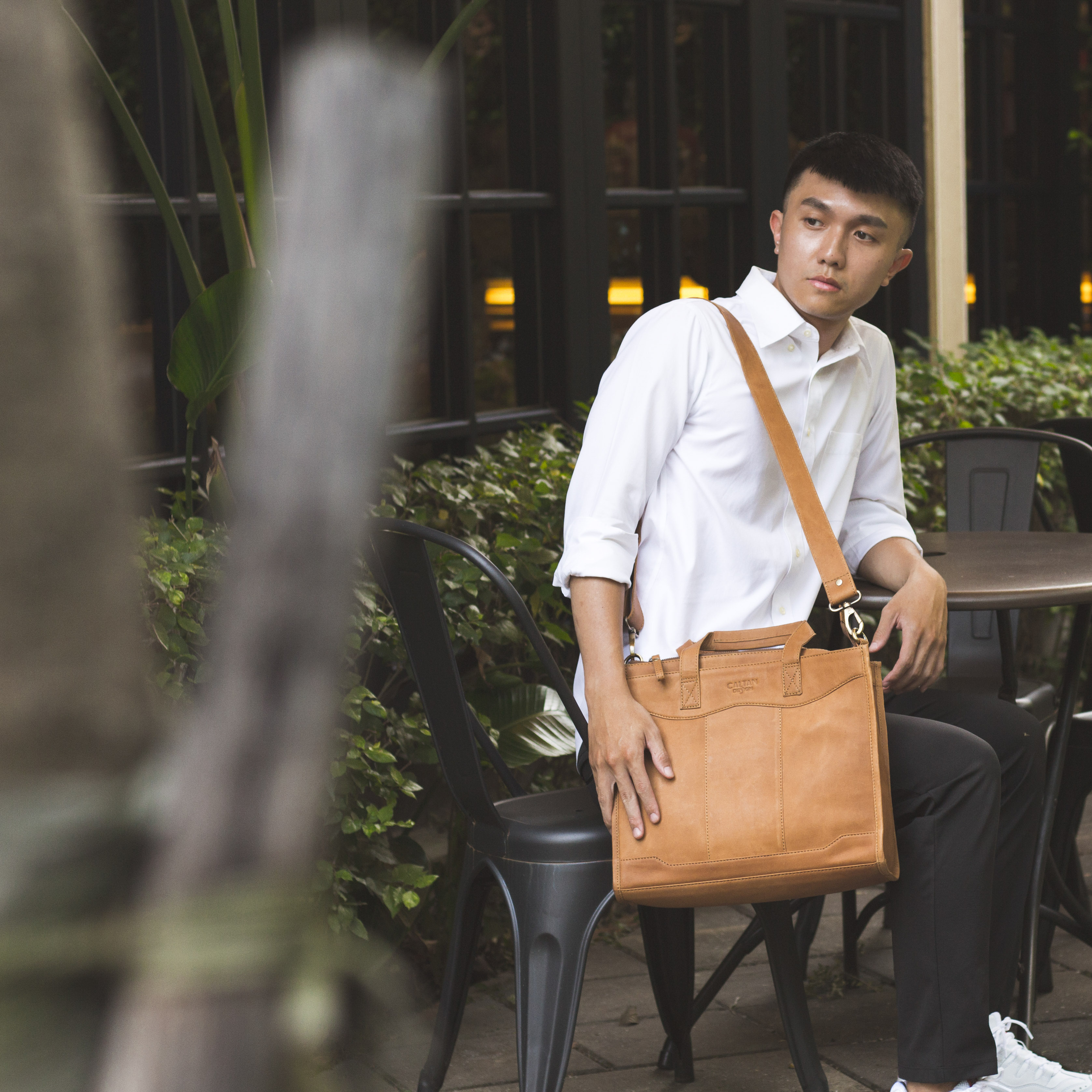 繁忙都會公事包款手提肩背精裝版-兩色(5187)