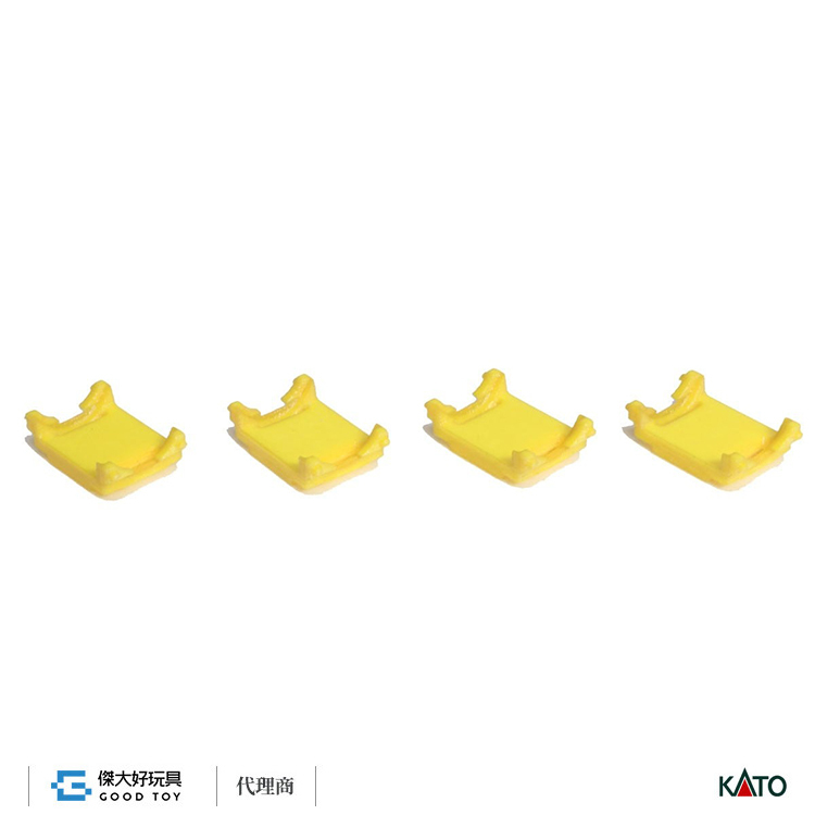 KATO 23-330 Wheel Chock (Yellow/4 Pcs.)