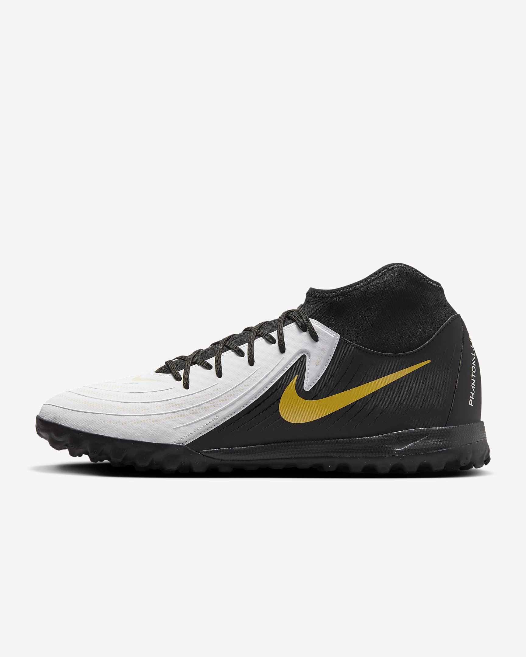 Nike Phantom Luna II Academy TF 白黑色 仿草足球鞋  (特價貨品，不設退換)