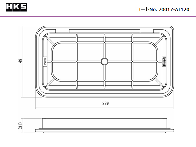 HKS SUPER AIR FILTER 空氣濾芯 70017-AT120 TOYOTA 86 ZN6 2013-2020