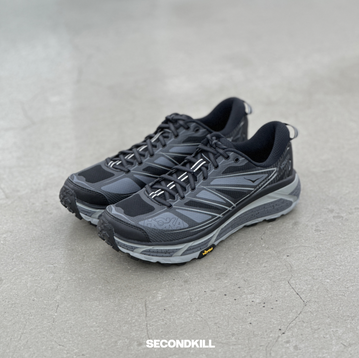 Hoka Mafate Speed 2 Black Castlerock | 1126851