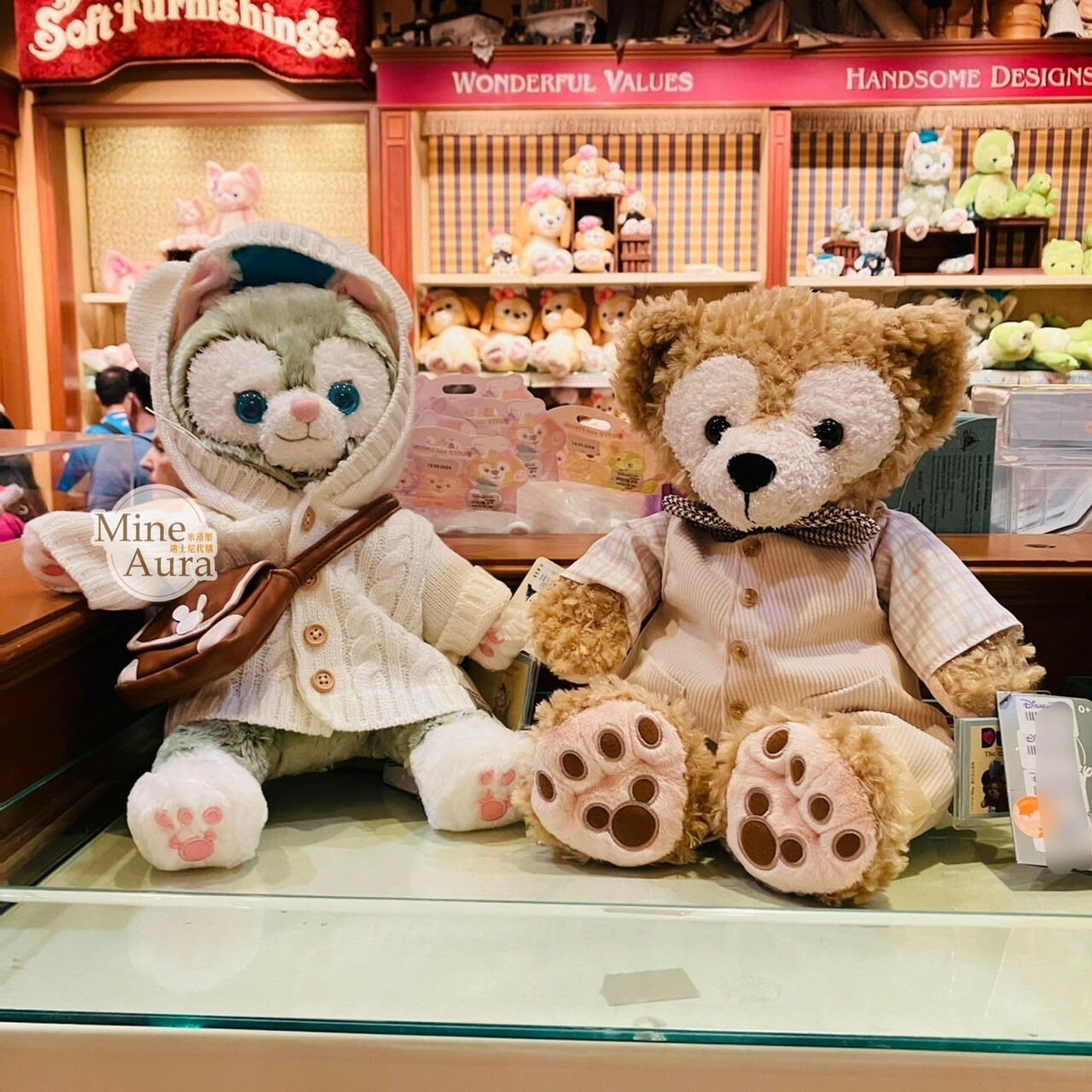 Dress me up 系列 達菲 Duffy 與好友們 S號娃娃 耳朵連帽針織外套 造型服裝 (無娃娃) -香港迪士尼樂園