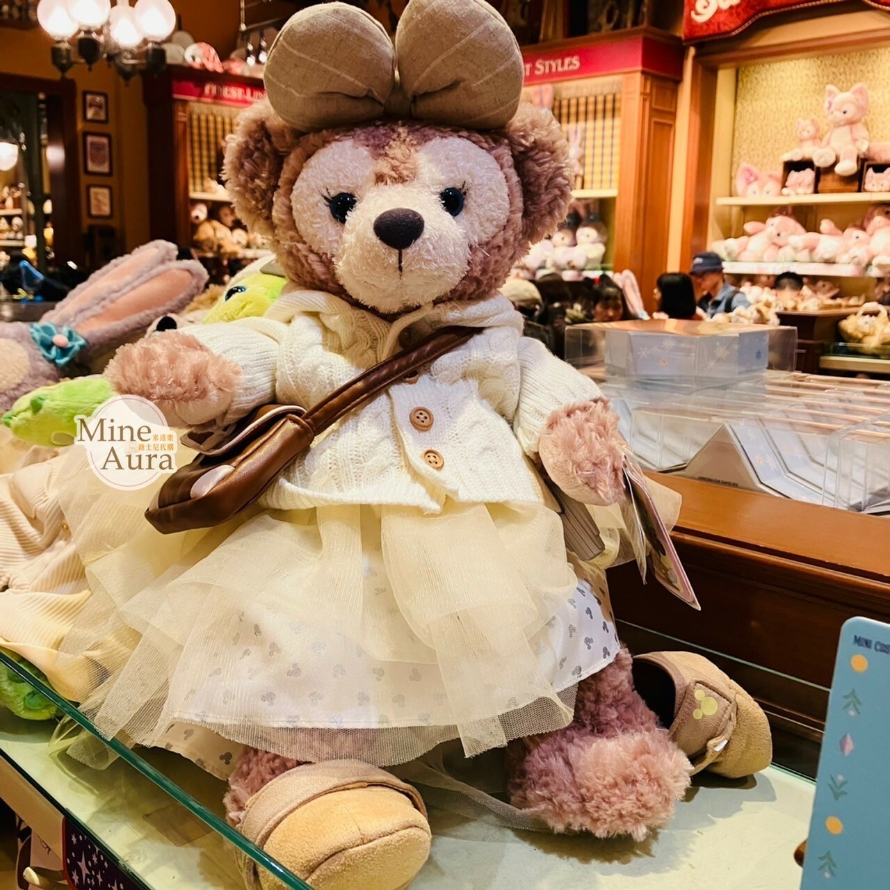 Dress me up 系列 達菲 Duffy 與好友們 S號娃娃 雪紡吊帶洋裝 造型服裝 (無娃娃) -香港迪士尼樂園