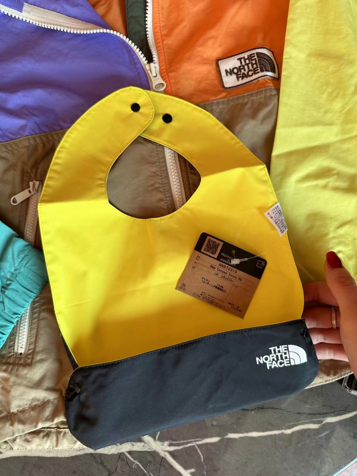 廠訂製Tnf拼色飯兜