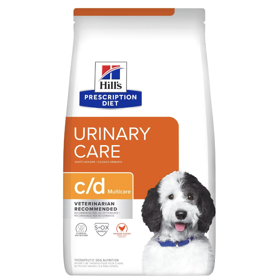 Hill's 希爾思】c/d Multicare 犬用泌尿護理處方｜雞肉乾糧(1.5kg)
