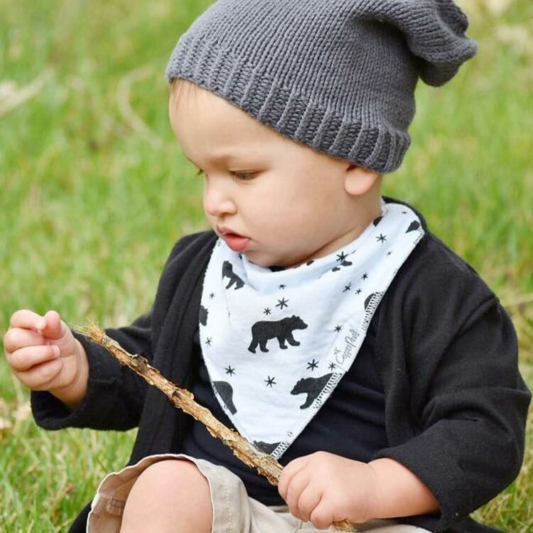 美國Copper Pearl時尚吸水圍兜四件組-獵手神話