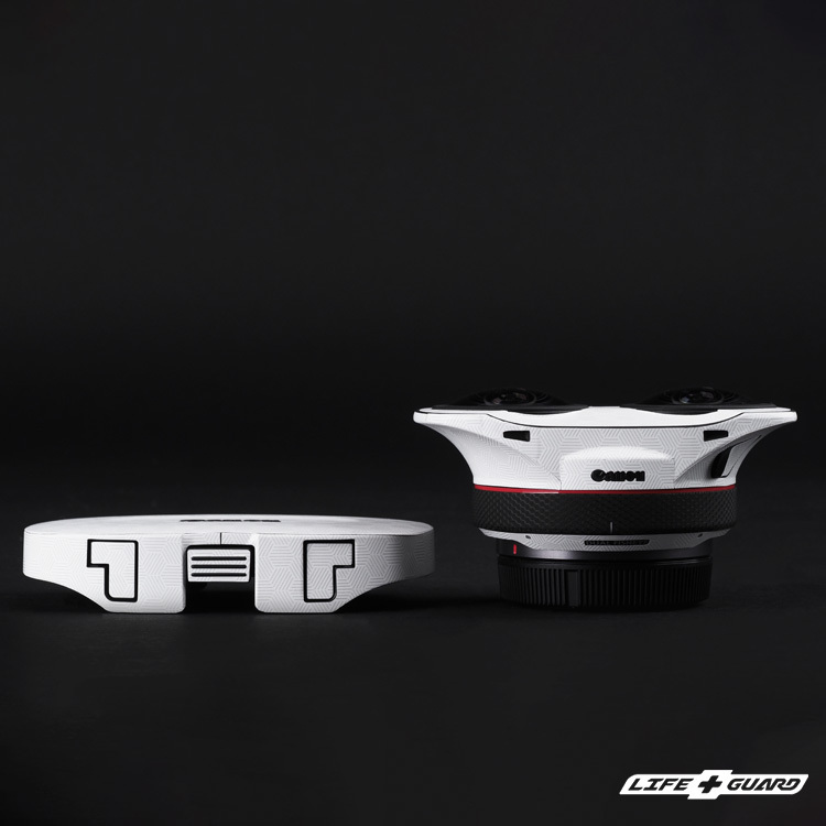 LIFE+GUARD Canon RF 5.2mm F2.8 L 專用六角光幻白貼膜產品圖