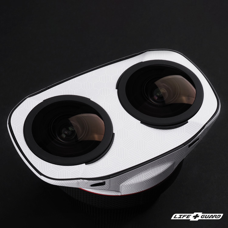 LIFE+GUARD Canon RF 5.2mm F2.8 L 專用六角光幻白貼膜產品圖