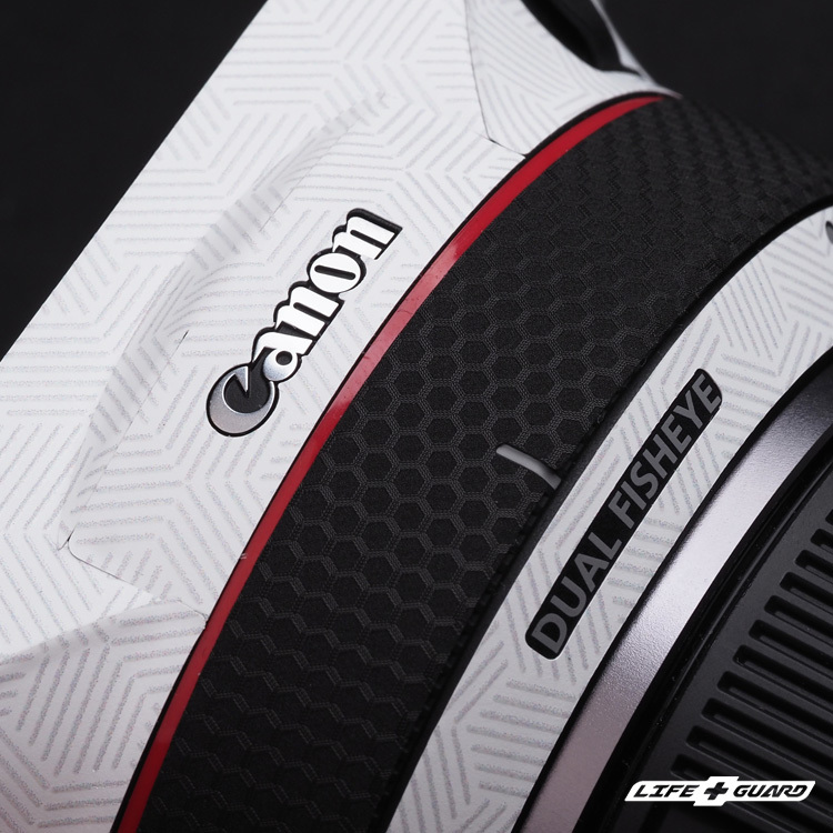 LIFE+GUARD Canon RF 5.2mm F2.8 L 專用六角光幻白貼膜產品圖