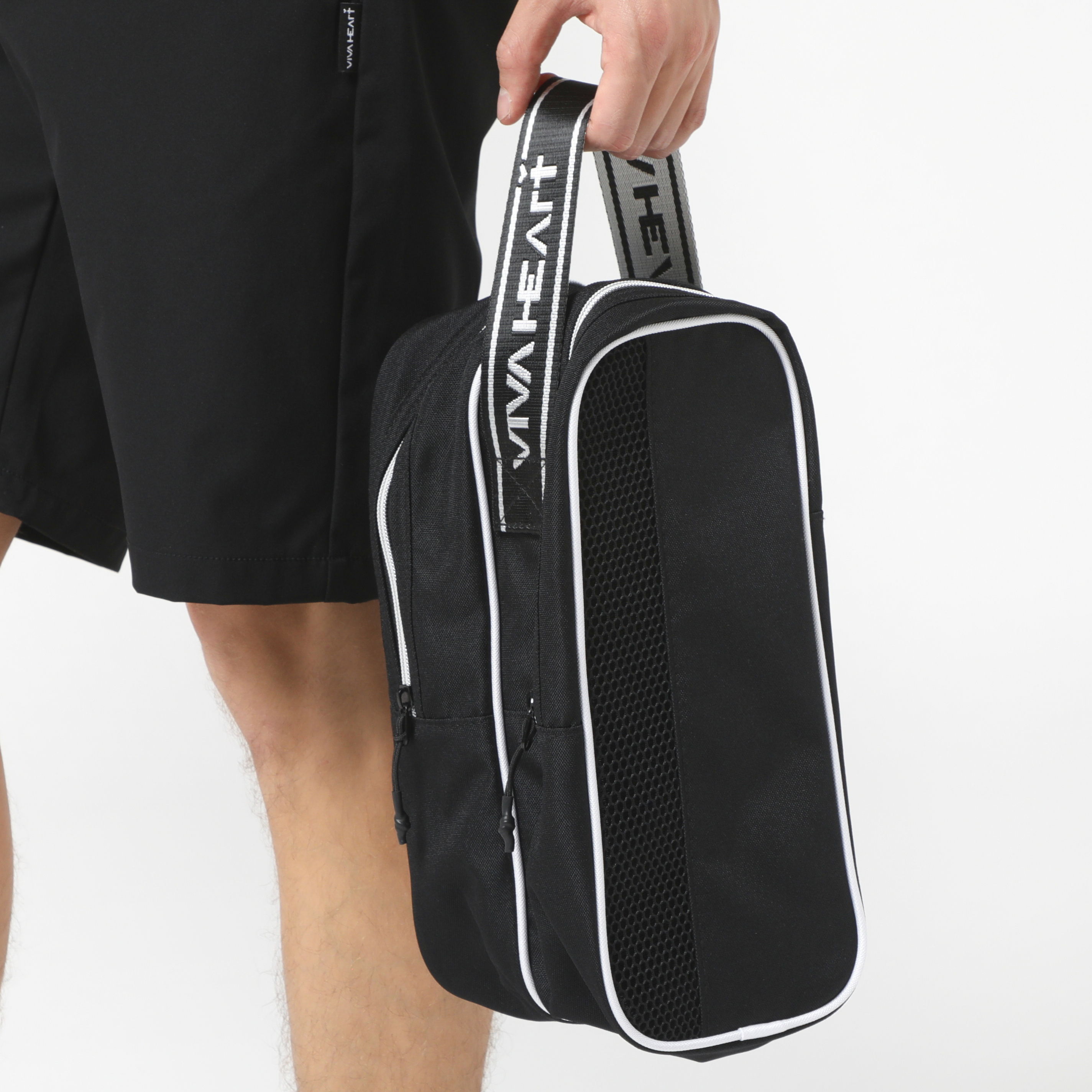 提花網狀分隔鞋袋