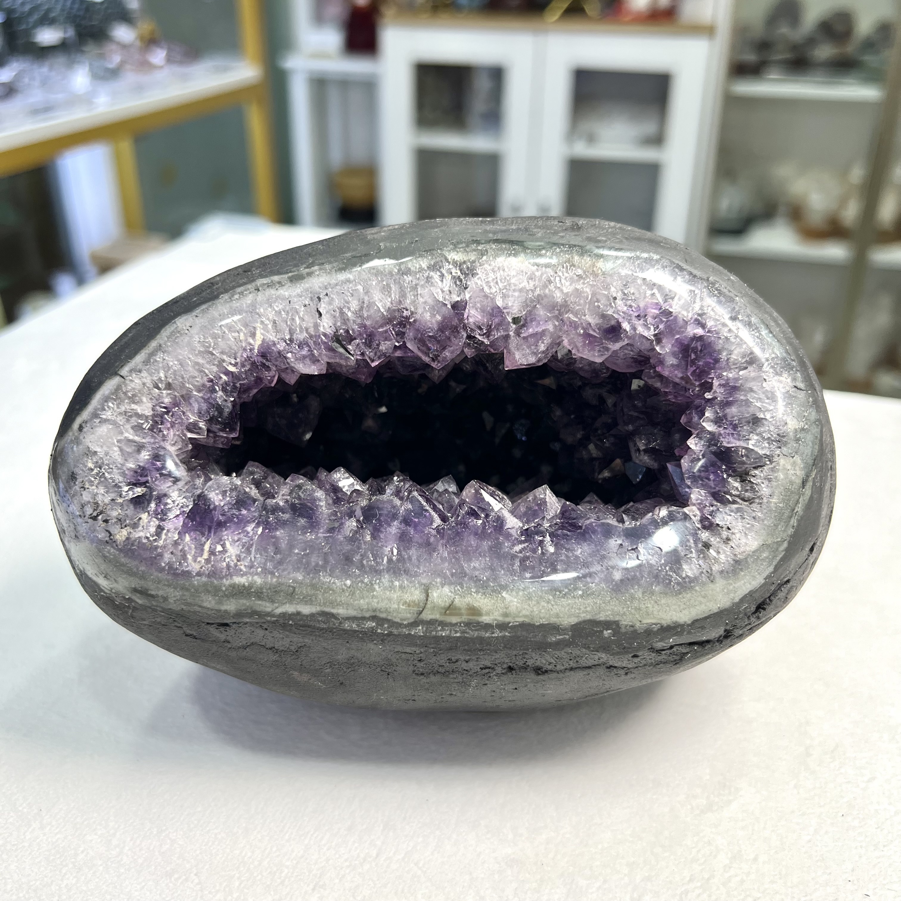 紫晶錢袋子 #H485