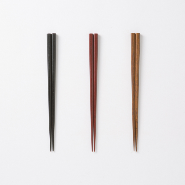 中川政七-拭漆筷 / 八角 / 黑色 / 細