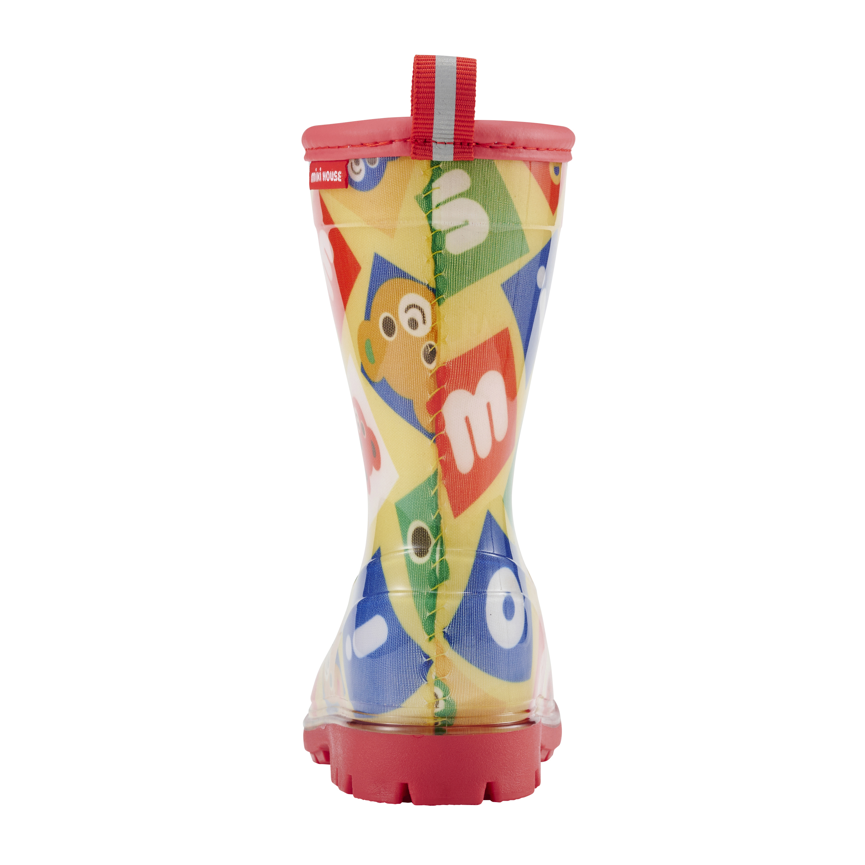 方格普奇熊雨靴-多色