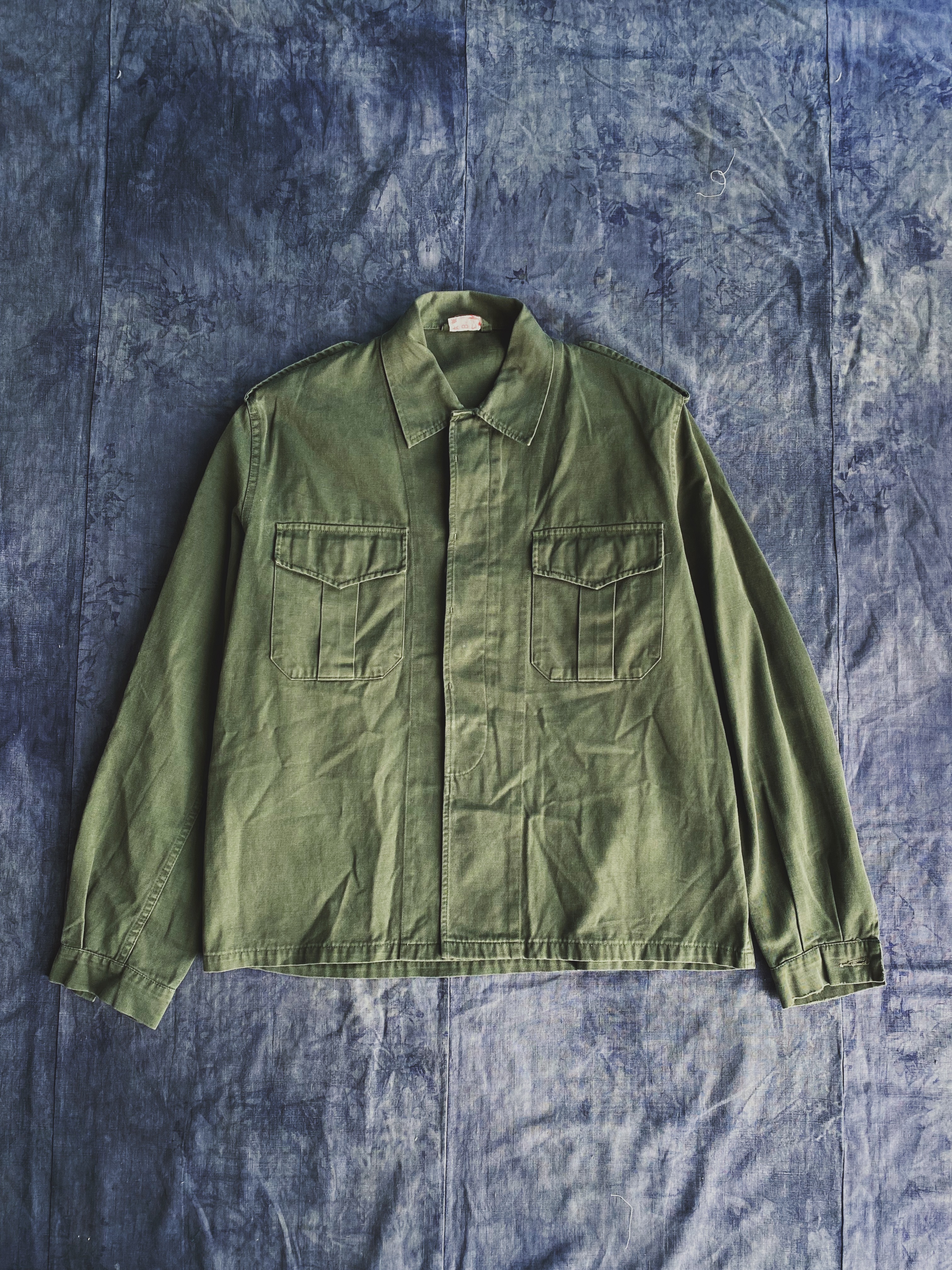 Vintage Belgium army field shirt  / 古著比利時軍公發野戰襯衫