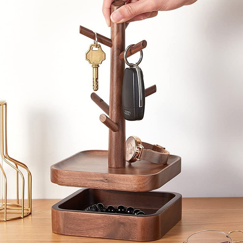 《3674》簡約家用木製桌面置物架