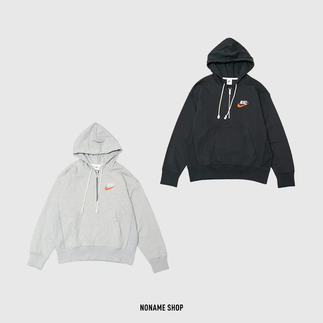 🎄聖誕限定優惠🎄 NIKE SPORTWEAR 字勾 連帽 半開襟 拉鍊 落肩 長袖 兩色 (男款)