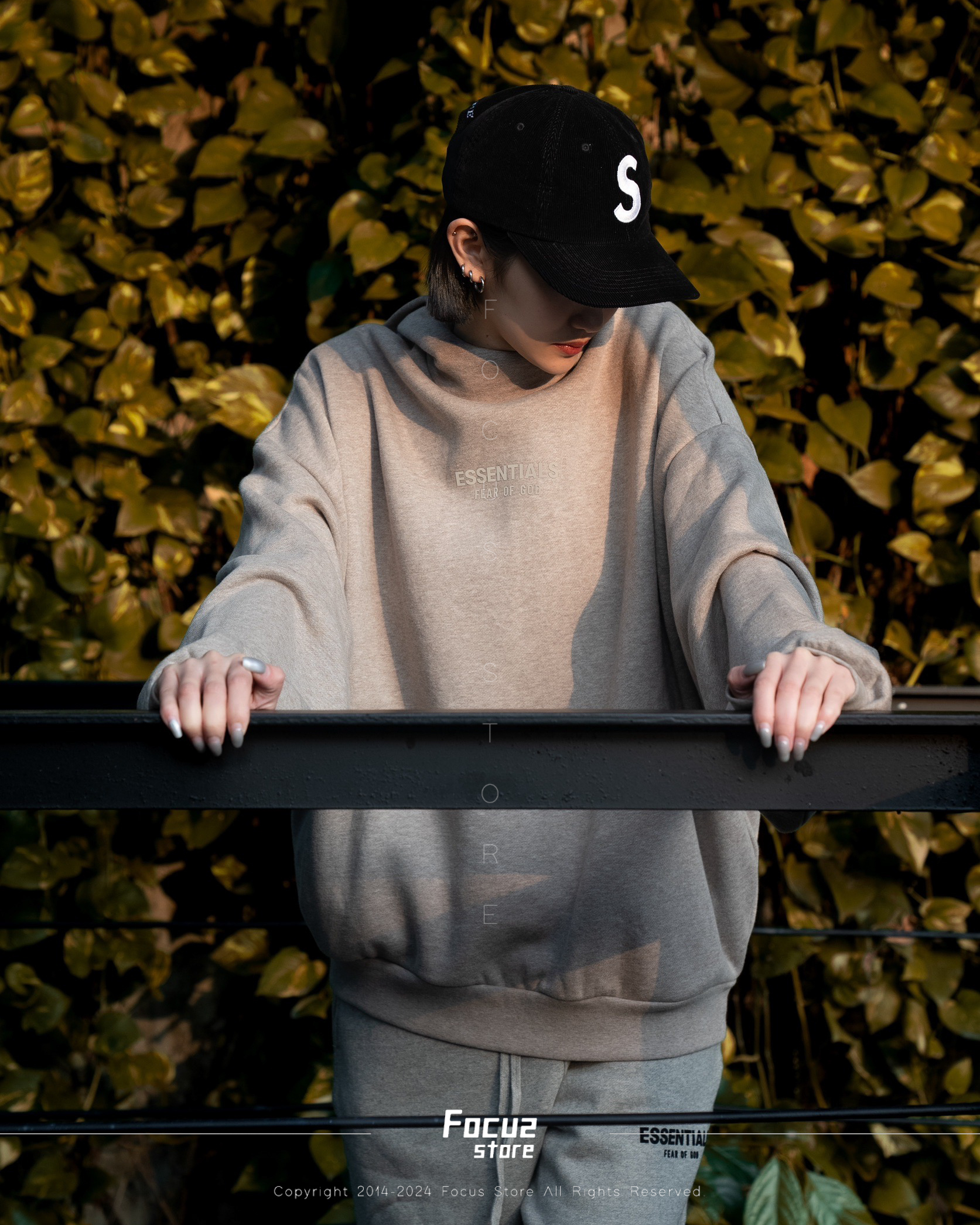 【Focus Store】現貨秒發 Essentials FW23 Hoodie "Core Heather" 花麥灰 192BT232054F