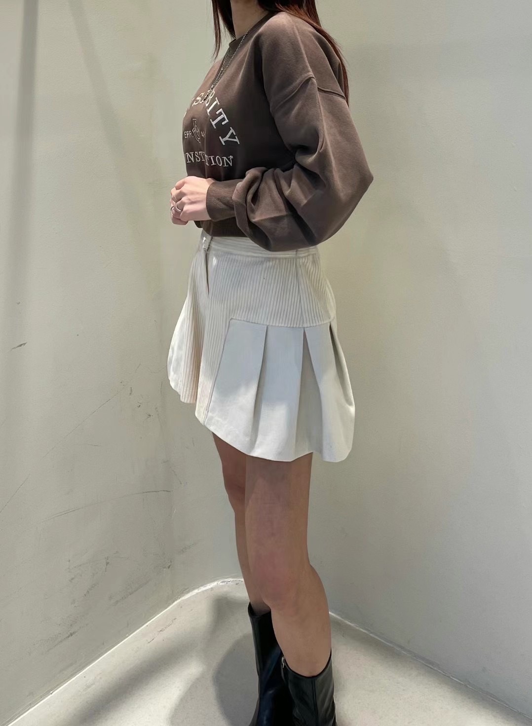 🇰🇷 傘擺 A字 燈心絨 褲裙