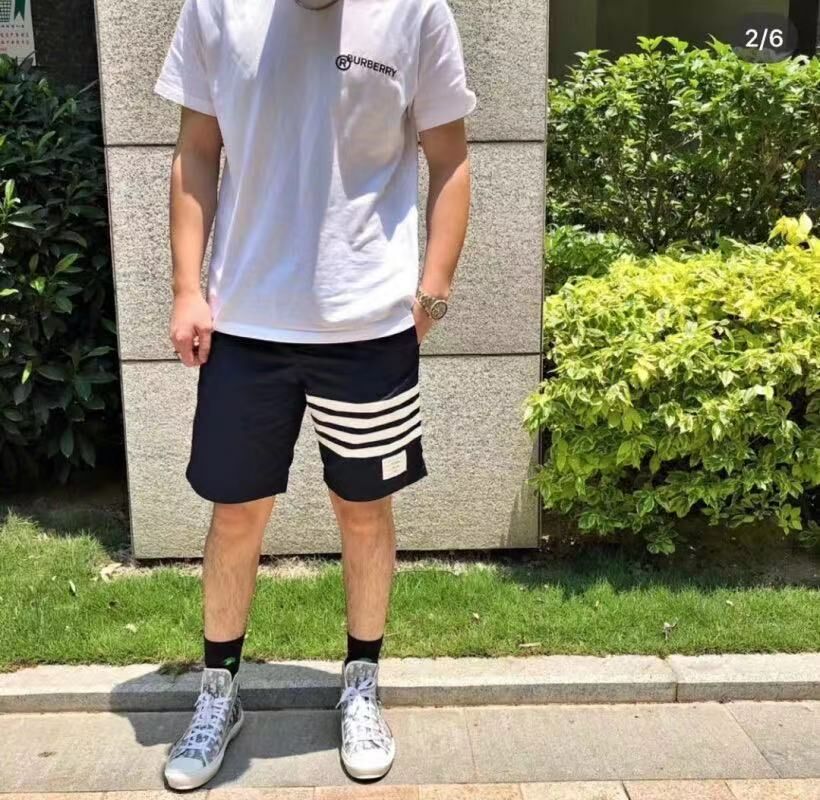 Thom Browne 經典藍色短褲  MJQ012H 00535 461 -T